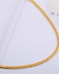 Snake Chain Herren Halskette – Gold oder Silber, mehrlagig