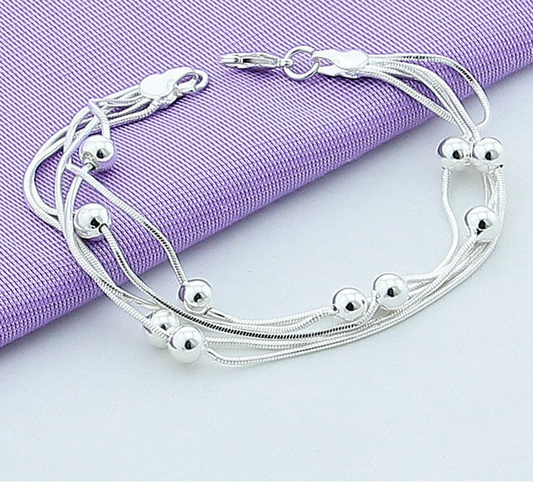 Elegantes Armband aus echtem 925 Silber – Zeitloser Damenschmuck