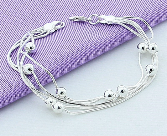 Elegantes Armband aus echtem 925 Silber – Zeitloser Damenschmuck