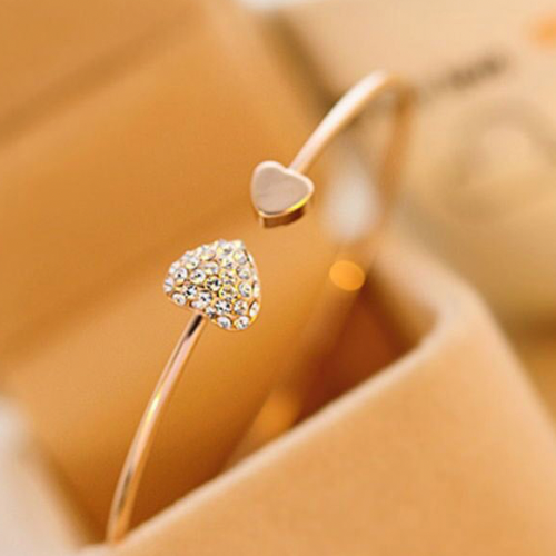 Freundschaftsarmband Damen – Blumenstil in Gold & Silber