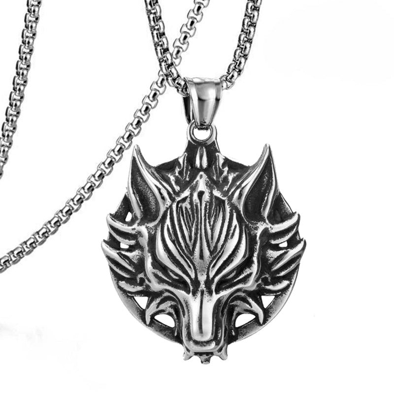 Wolf Head Personality Domineering Necklace