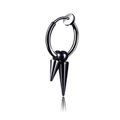 Tassel-Ohrringe Herren aus Edelstahl – In Schwarz & Stahlfarben