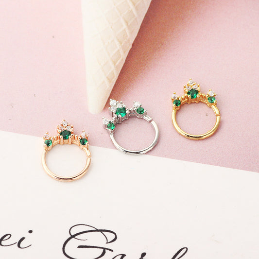 No Hole Diamond Nose Ring
