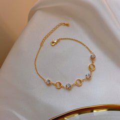 Small Round Bean Opal Bracelet