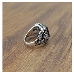 S925 sterling silver ring male ring