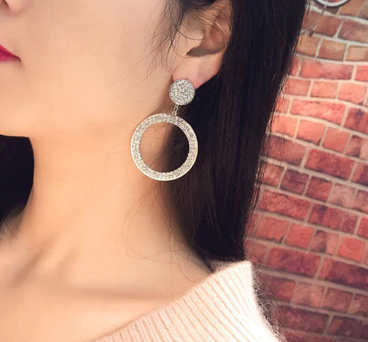 Exaggerated Circle Earrings