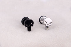Skull Ohrstecker Unisex – Titanstahl, antiallergen & rockig