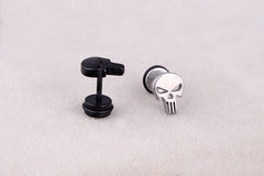 Skull Ohrstecker Unisex – Titanstahl, antiallergen & rockig