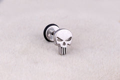 Skull Ohrstecker Unisex – Titanstahl, antiallergen & rockig