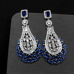 Lange Boho Ohrringe Damen – Zirkonia & Statement-Style