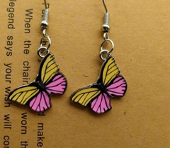Blaue Schmetterling-Ohrringe Damen – Elegant & verspielt