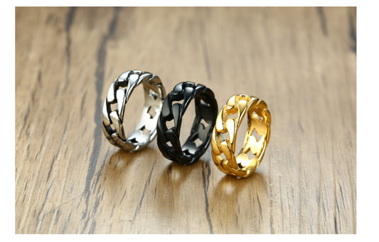 Tidal male locomotive chain ring
