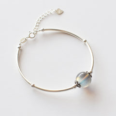 Pink Crystal Transfer Beads Female Bracelet