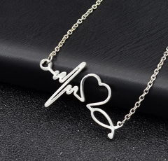 Heartbeat Necklace Women Necklaces