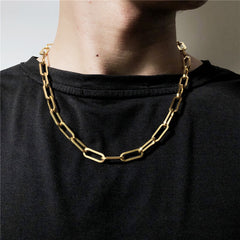 Titanium Steel Men Hip Hop Necklace Women