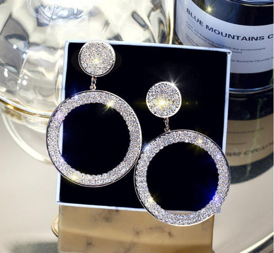 Exaggerated Circle Earrings