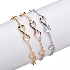 Micro-inlaid zircon female bracelet