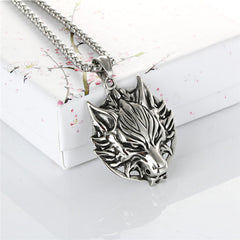 Wolf Head Personality Domineering Necklace