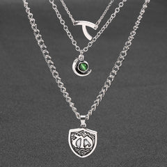 Multilayer short necklace