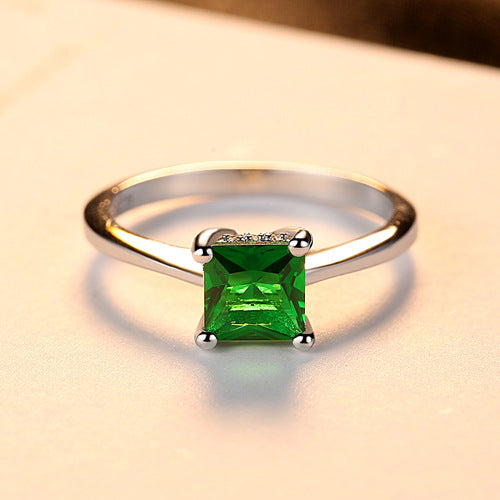 Ethnic style silver ring