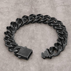 Cuban Chain Armband Unisex – Titanstahl im Hip-Hop-Stil