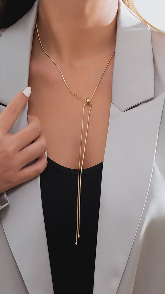 Vintage elegante Dita Schlangenkette