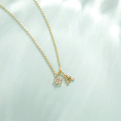 Eiffel Tower Star Female Necklace