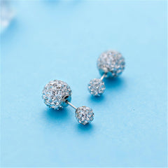 Shamballa Ohrringe Rund – Mit Zirkonia, Glanz & Eleganz