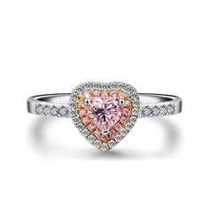 Love-Ring Damen Silber – Voll besetzt mit Zirkonia & plattiert