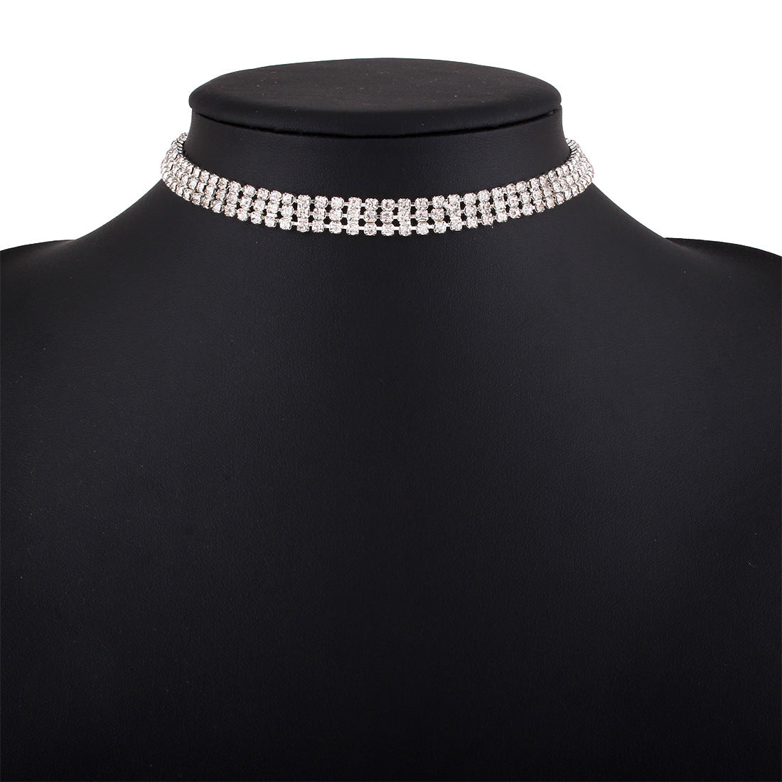 Necklace Trendy Girl Full Rhinestone