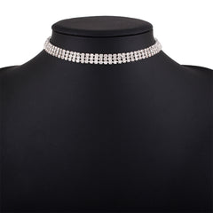 Necklace Trendy Girl Full Rhinestone