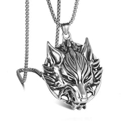 Wolf Head Personality Domineering Necklace