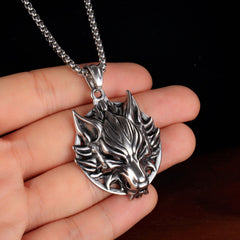 Wolf Head Personality Domineering Necklace