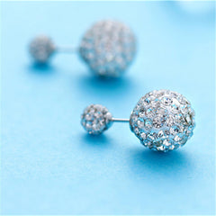 Shamballa Ohrringe Rund – Mit Zirkonia, Glanz & Eleganz