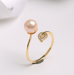 Pearl women''s single opening adjustable ring