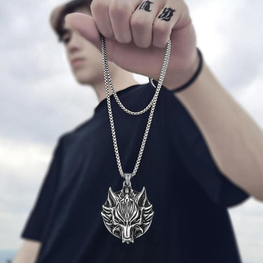 Wolf Head Personality Domineering Necklace