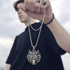 Wolf Head Personality Domineering Necklace