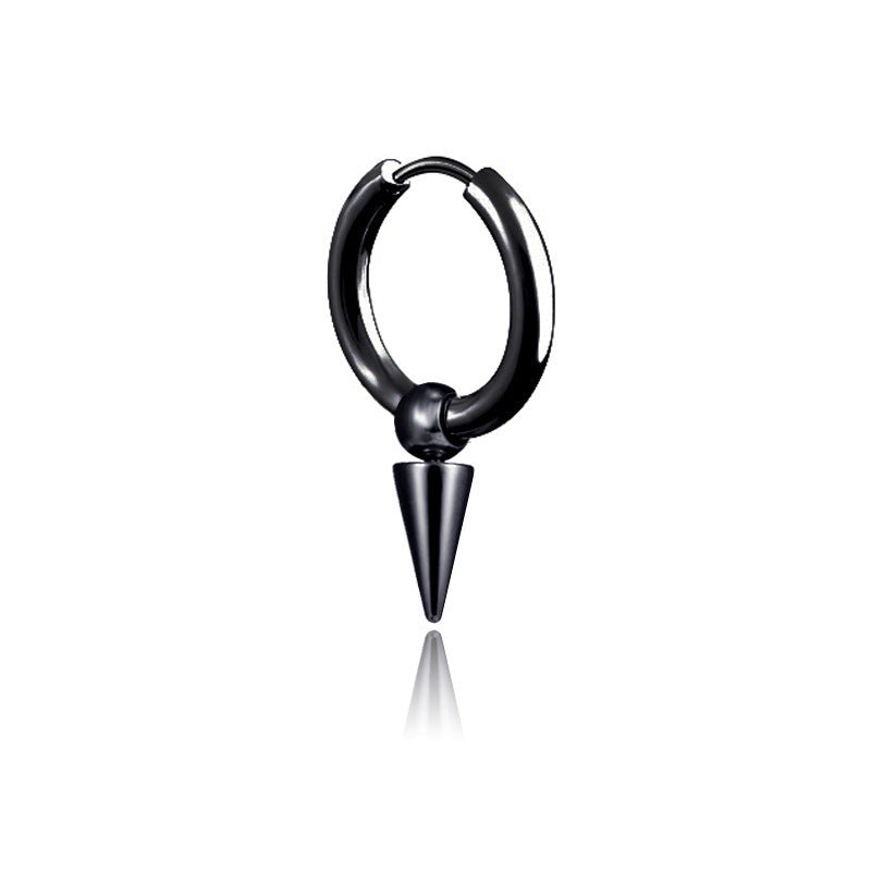Tassel-Ohrringe Herren aus Edelstahl – In Schwarz & Stahlfarben