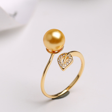 Pearl women''s single opening adjustable ring