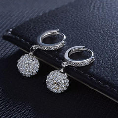 Shamballa Ohrringe Rund – Mit Zirkonia, Glanz & Eleganz