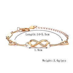 Micro-inlaid zircon female bracelet