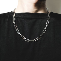 Titanium Steel Men Hip Hop Necklace Women