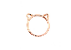 Ms. Cat Alloy Plating Green Ring