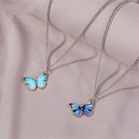 Butterfly Necklace Female Personality