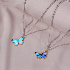 Butterfly Necklace Female Personality