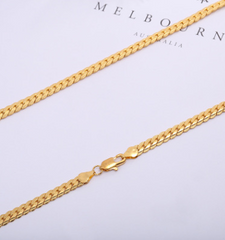 Men Necklace Gold Snake Chain