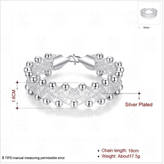 Female bracelet with light bead