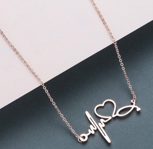 Heartbeat Necklace Women Necklaces