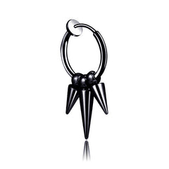 Tassel-Ohrringe Herren aus Edelstahl – In Schwarz & Stahlfarben