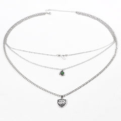Multilayer short necklace